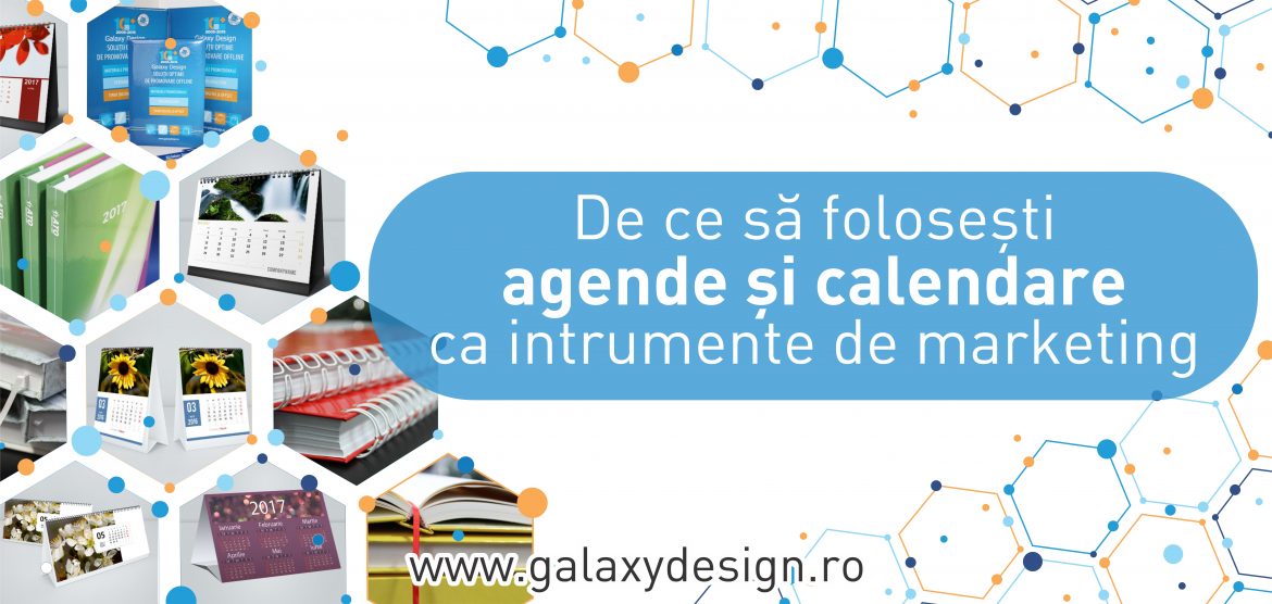 Agende si calendare instrumente de marketing Galaxy Design