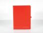 Agenda A5 Ideo Red Stich cu file din praf de piatra