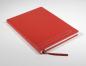 Agenda A5 Ideo Red Stich cu file din praf de piatra