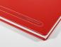 Agenda A5 Ideo Red Stich cu file din praf de piatra
