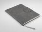 Agenda A5 Lava Grey Tab cu file din praf de piatra
